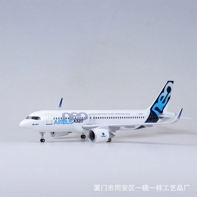 1/80 Airbus A320neo passengerPlane Model 47cm Airplane Aircraft Display Gift 07FC0E-D4 - KOEEK