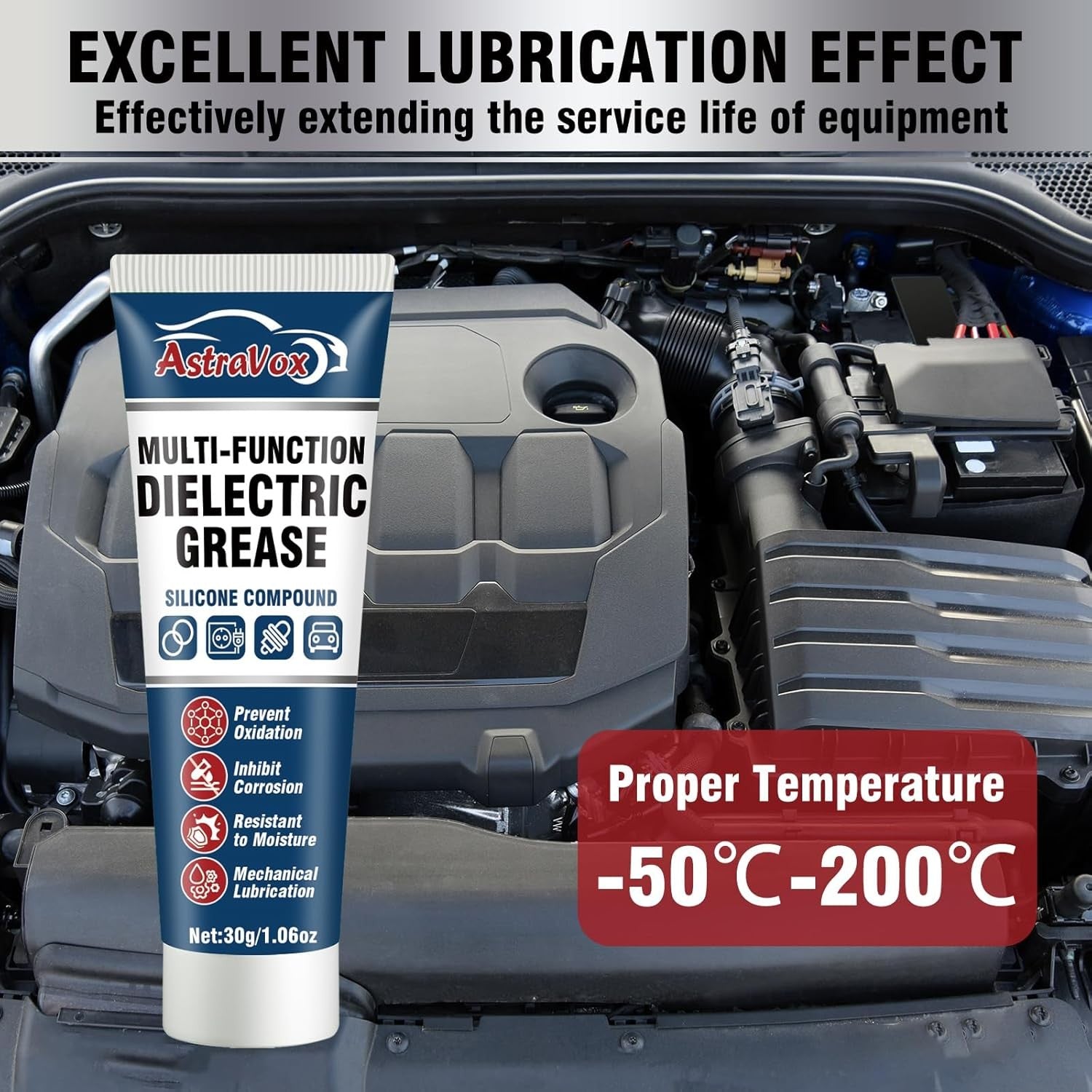 new AstraVox Silicone Dielectric Grease for Electrical Connectors Automotive,...
