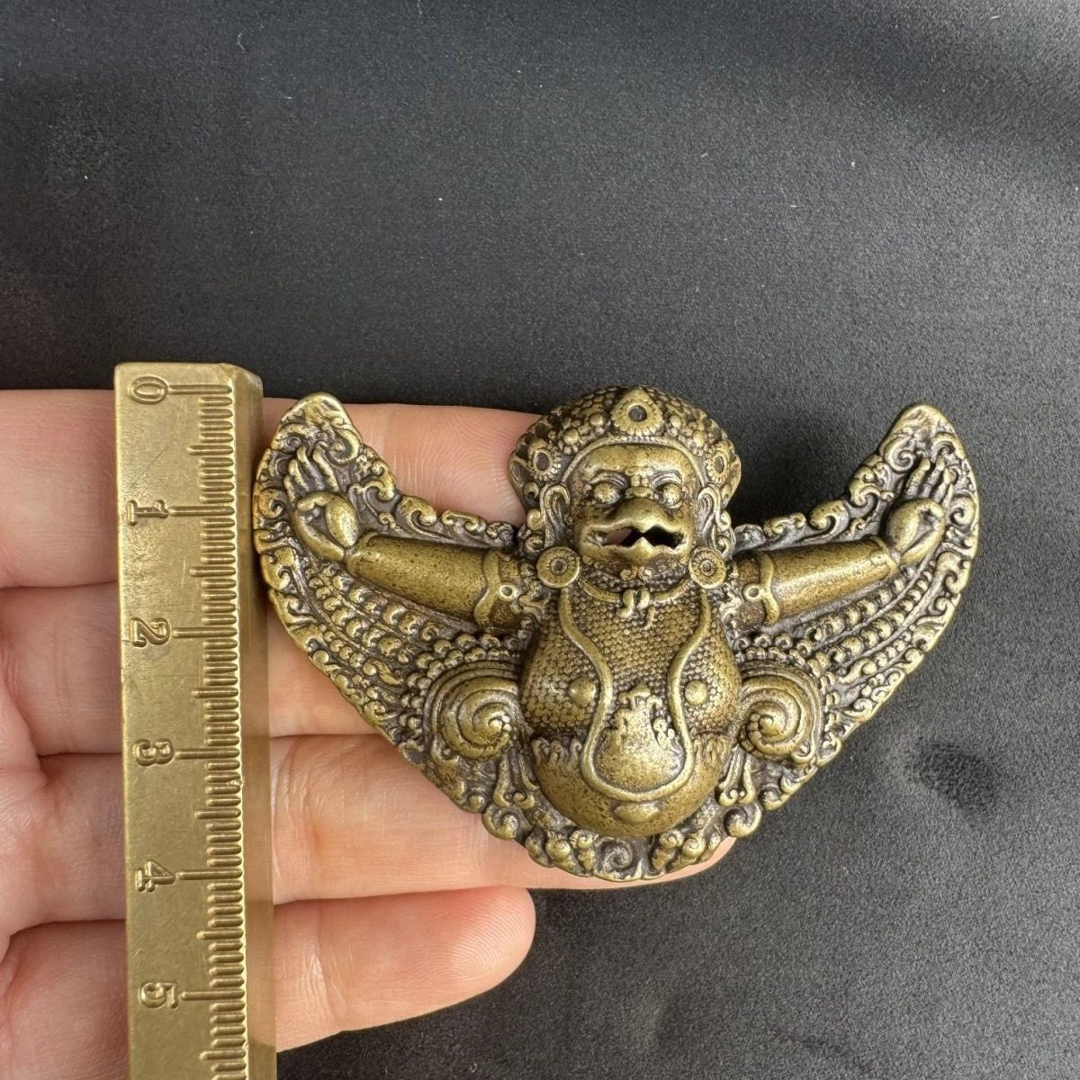 Tibetan Copper Garuda Pendant Amulet Bird Necklace Collectible 07FC0E-D4 - KOEEK