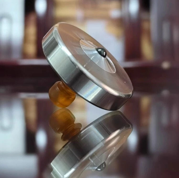 EDC Finger Spinning Top PEI Titanium Stainless Steel Ceramic Bead Precision Toys 07FC0E-D4 - KOEEK