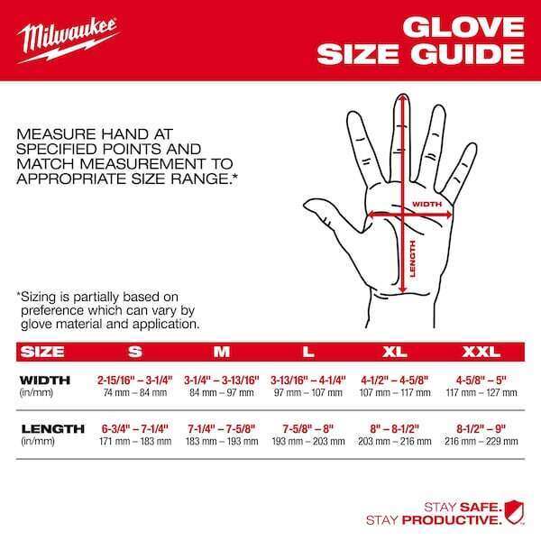 new Milwaukee Tool 48-22-8902B Cut Level 1 Nitrile Dipped Gloves - Large (12 Milwaukee - KOEEK