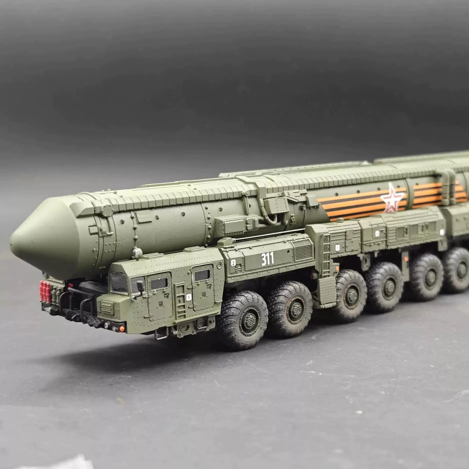 1/72 Scale Russia TOPOL-M Ballistic Missile Print Finished Model Resin Model 07FC0E-D4 - KOEEK