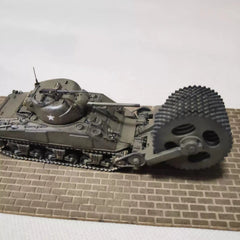 Hand Made 1/72 Scale U.S. Sherman T1E6 Mine-sweeping Tank Resin Painting Model 07FC0E-D4 - KOEEK