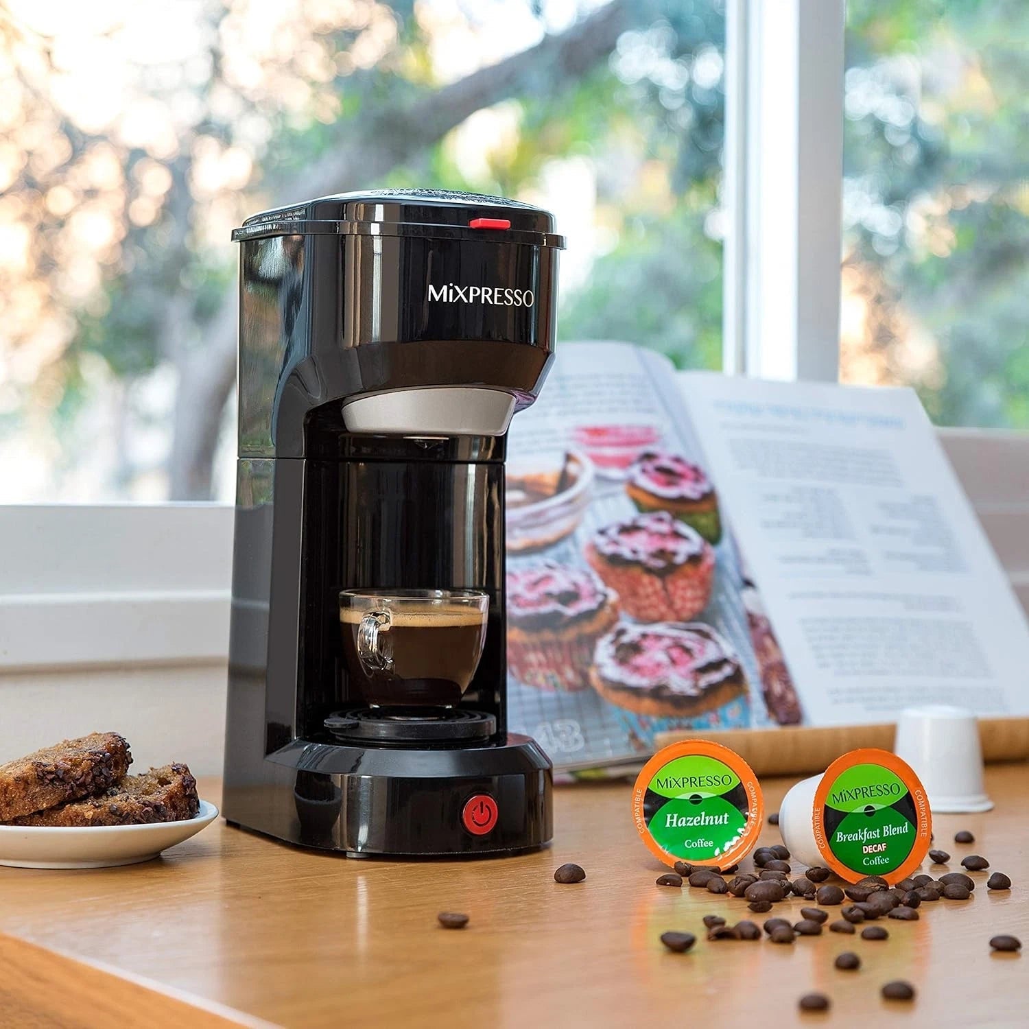 2-in-1 coffee maker – single-cup brewing and grinding coffee maker 07FC0E-D4 - KOEEK