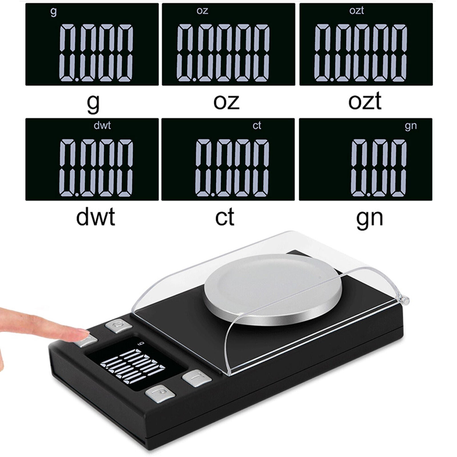 new 0.001g Mini High Precision Weight Electronic Digital Scale Gram (100g/0.001g koeek - KOEEK