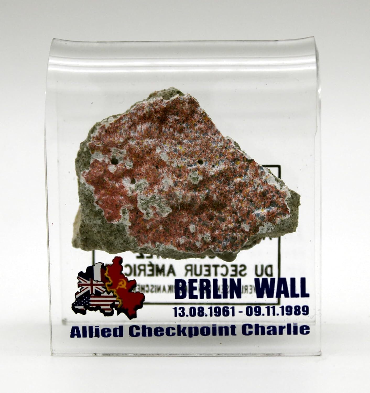 new  Piece of the Berlin Wall in 2 x 2 Checkpoint Charlie