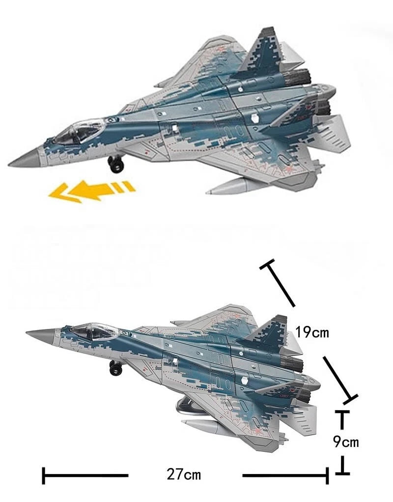 1/72 Russian Sukhoi SU-57 Heavy Fighter Plastic Painted Unassembled #1 07FC0E-D4 - KOEEK