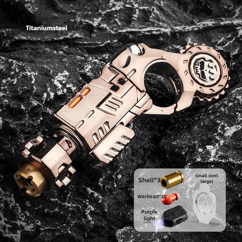 Metal Toy Pistol Fidget Gun Stress Relief EDC Alloy Bf Soft Bullet Sensory Gift KOEEK - KOEEK