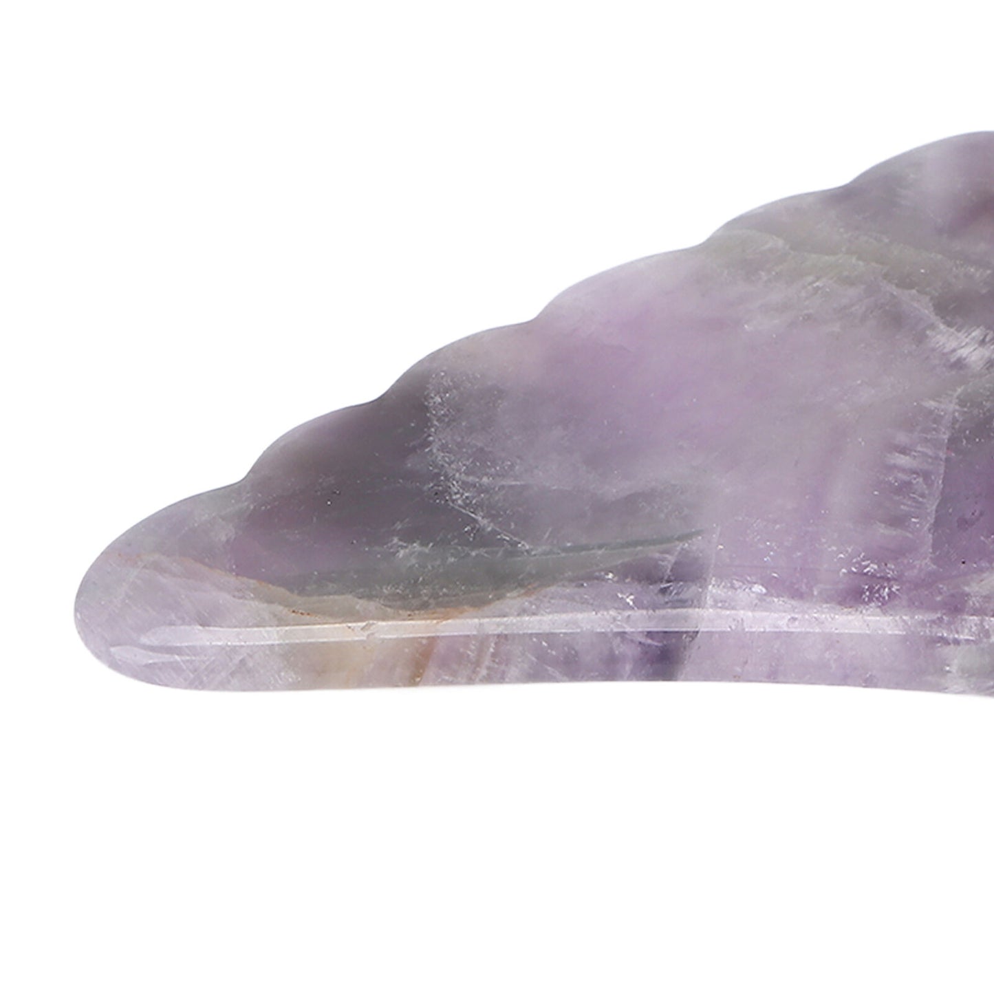 new Amethyst Stone Guasha Board Scraping Massage For Acupuncture Massage Lifting HGF koeek - KOEEK