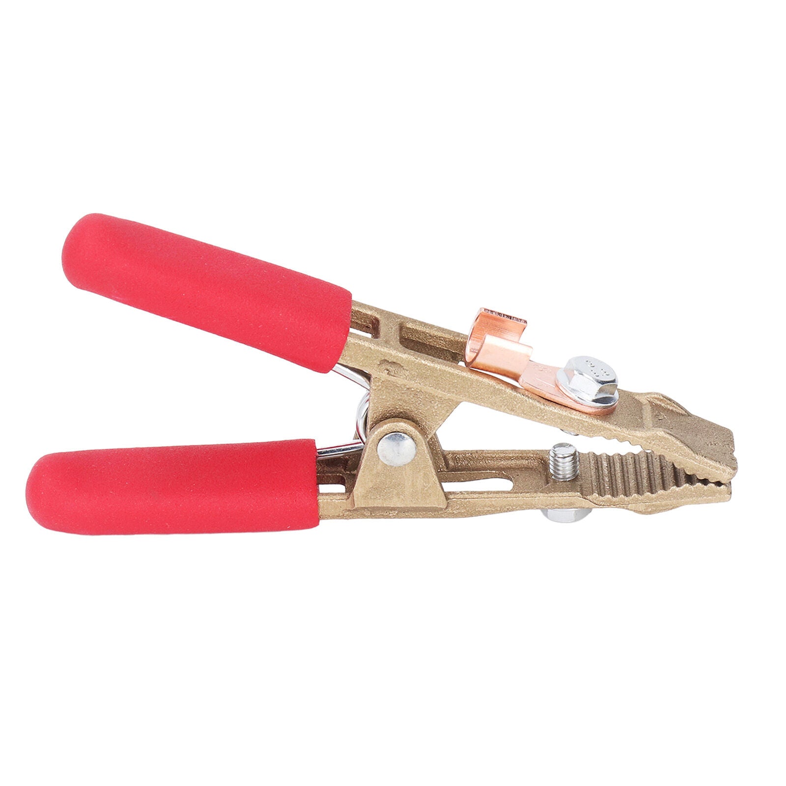 new A Shape Earth Wire Clamp Brass Grounding Clamp Argon Arc Welding Pliers 260A koeek - KOEEK