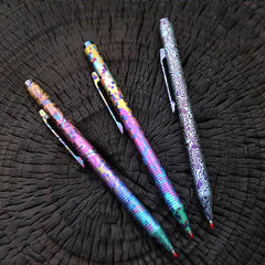 Titanium Alloy Ball Pen Working Office Pen EDC Ballpoint Signature Gel Tool Pen 07FC0E-D4 - KOEEK