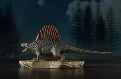 TONGSHIFU 1/20 Dimetrodon Model Brass Dinosaur Pelycosauria Statue Display Gift 07FC0E-D4 - KOEEK