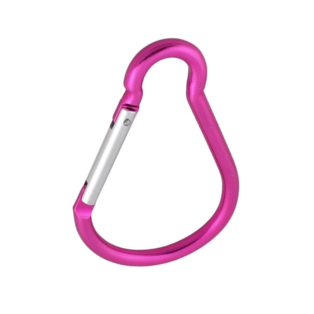 4" Length Fuchsia Aluminum Alloy Spring Loaded Gate Clip Carabiner Hook 07FC0E-D4 - KOEEK
