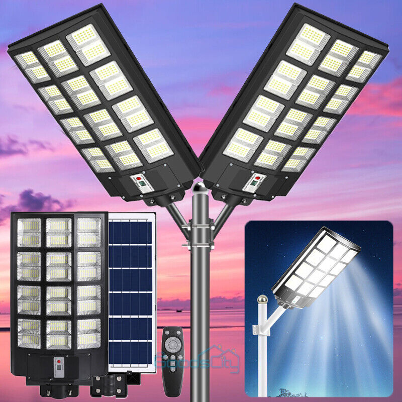 nye 1600W Solar Street Lights Commercial 7500K for Basketball Court Road Playground