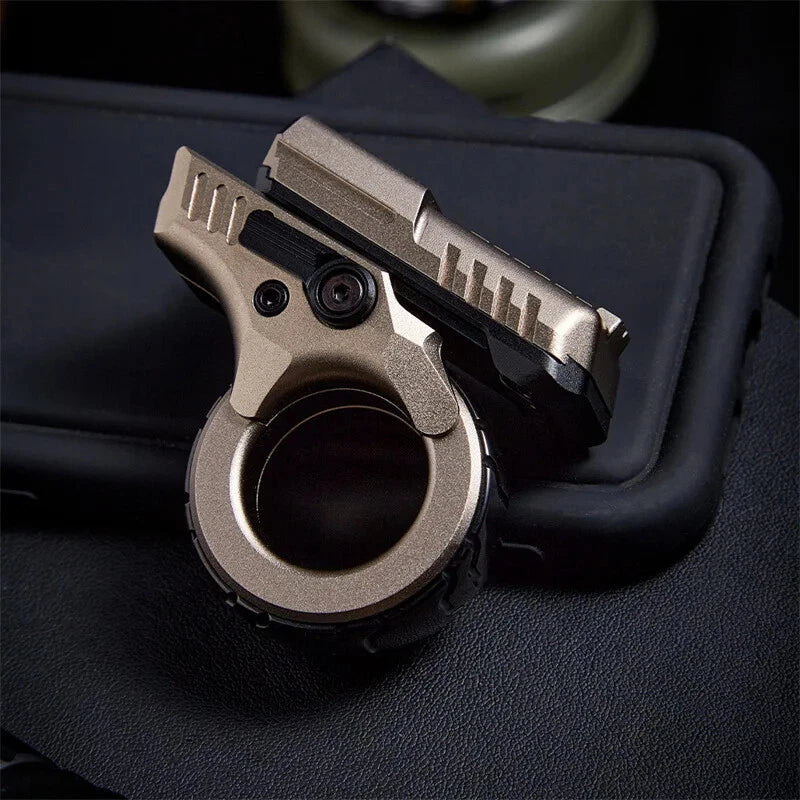 EDC Fidget Spinner Hand Spinner ADHD Tool Alloy Zoom Ratchet Wheel Fidget Ring 07FC0E-D4 - KOEEK