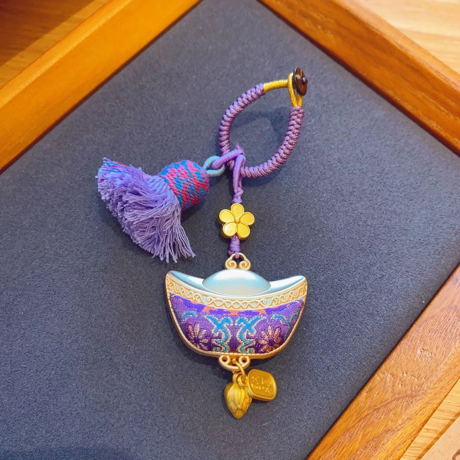 Song Jin Gourd Pendant/bag Hanging/car Hanging Double-Sided Maneki Neko Pendant 07FC0E-D4 - KOEEK
