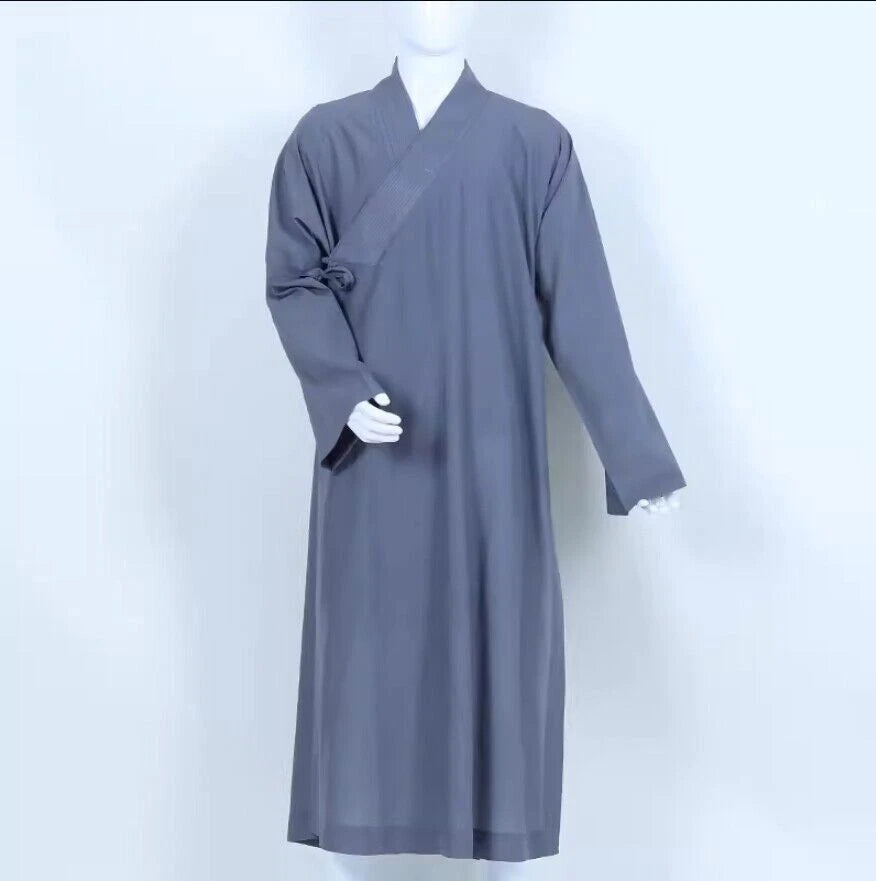 Shaolin Monk Clergy Robe Uniform Buddhist Meditation Kung fu Tai chi Suit Summer 07FC0E-D4 - KOEEK