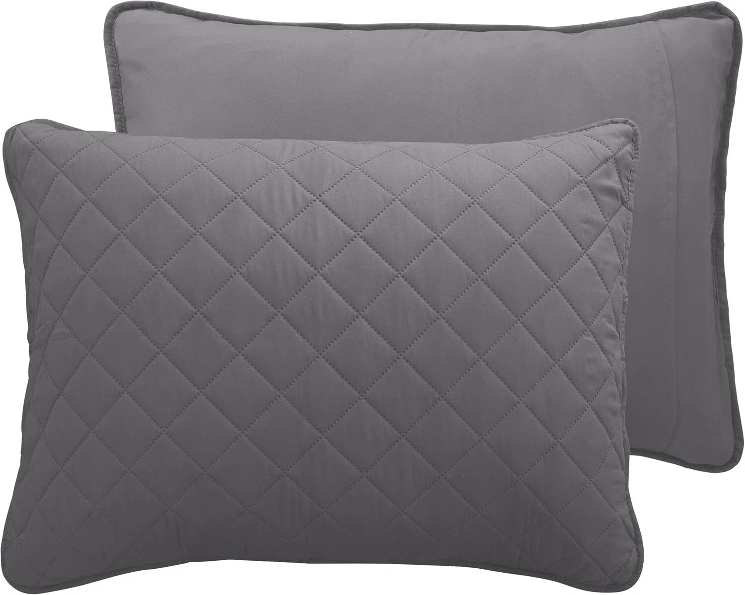 Full/Queen Size Reversible Quilt Set with 1 Quilt and 2 Pillow Shams 07FC0E-D4 - KOEEK