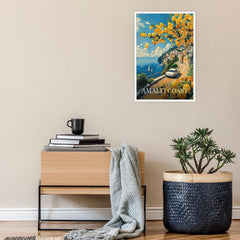 new Viokalt Vintage Amalfi Coast Scenery Wall Art 8x12 in Unframed, Multi 10 07FC0E-D4 - KOEEK