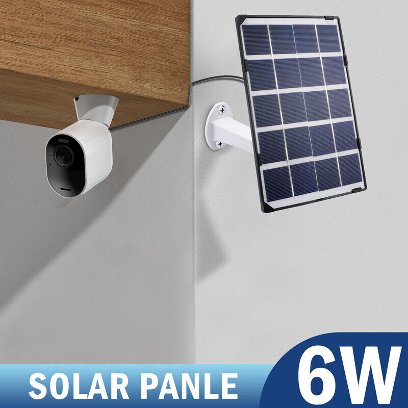 nytt 2024 Solpanel for Ring Spotlight Kamera Sikkerhetskamera Batterilader Utendørs