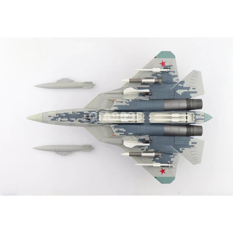 1/72 Scale Russian Sukhoi Su-57 "Felon" Stealth Fighter Diecast Metal Model 07FC0E-D4 - KOEEK