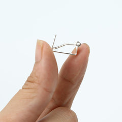 new Silver Fingernail Earring Post for Native American 10 07FC0E-D4 - KOEEK