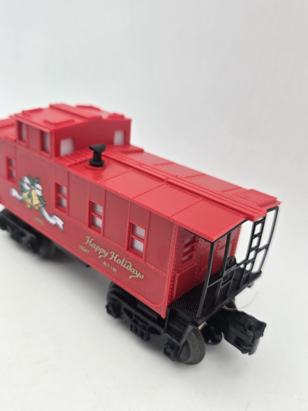 Lionel 6-16547 Christmas LIGHTED Square Window Caboose -  - TESTED! O Gauge LIONEL - KOEEK