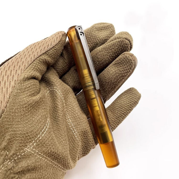 Portable PEI Titanium Alloy Signature Pen Writing Outdoor EDC Pocket Multi-Tools 07FC0E-D4 - KOEEK