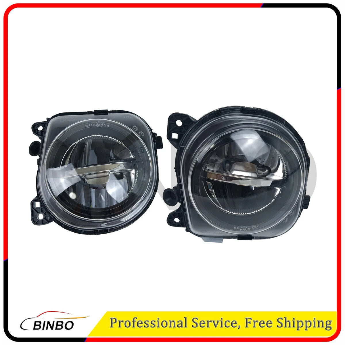 Fog Lights Lamps Left +Right Fit 2014-2016 BMW 5 Series 528i 535i 535d 550i 07FC0E-D4 - KOEEK