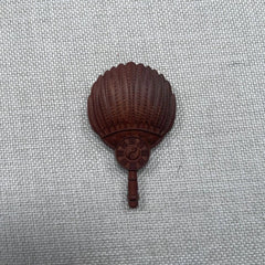 Zitan Taiji Bagua Pendant Daoist Amulet Wood Carving Necklace Unisex Jewelry 07FC0E-D4 - KOEEK