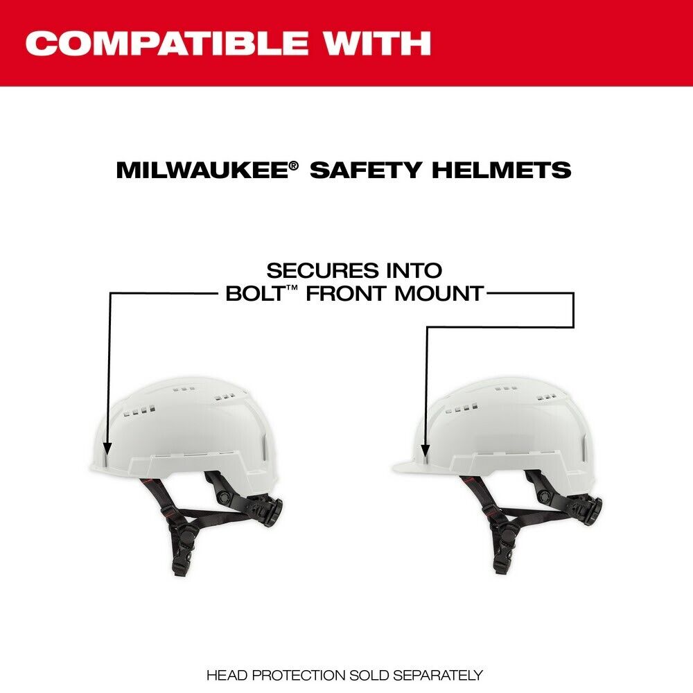 new Milwaukee Bolt Eye Visor - Tinted Dual Coat Lens (Compatible With Milwaukee koeek - KOEEK