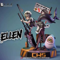 Zenless Zone Zero Ellen Joe 1/6 Resin Statue Toy Collect 3D Printing Painted 07FC0E-D4 - KOEEK