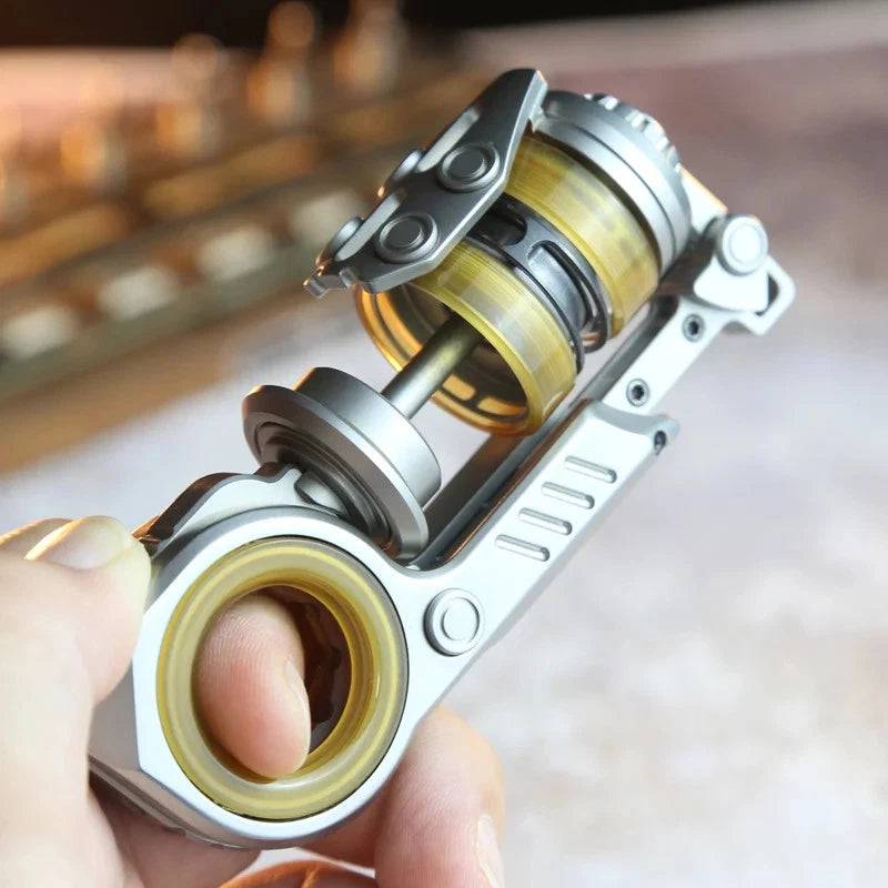 Stainless Steel EDC Fidget Toy Focus Pusher Egg, ADHD Stress Relief Gift 07FC0E-D4 - KOEEK