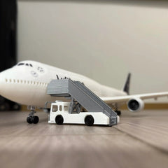 1/100 Airport Accessories Model Unassembled Passenger Stairs+Tugs+Luggage Cart 07FC0E-D4 - KOEEK