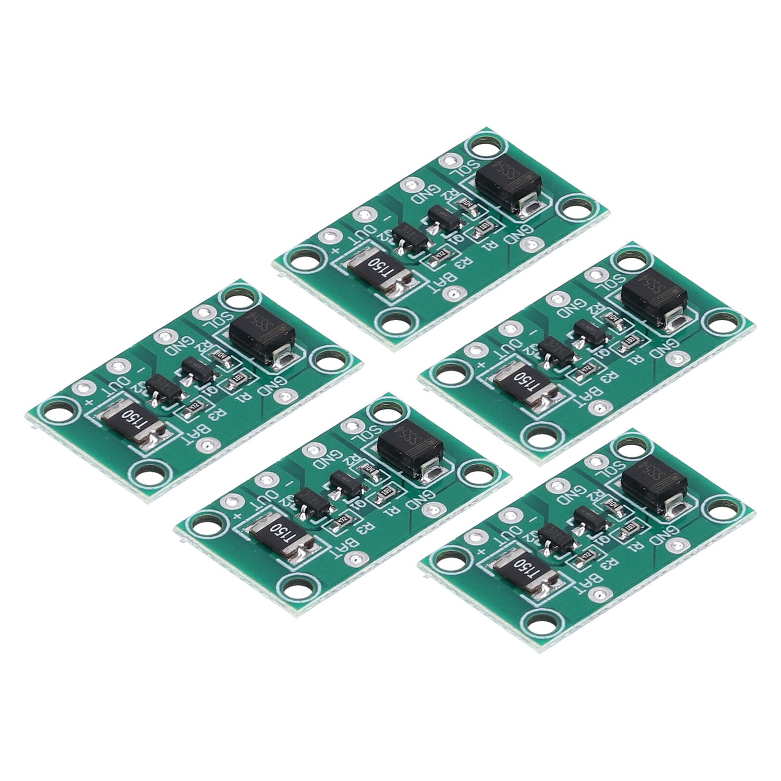 new 5pcs Solar Lamp   Controller Board Battery Charging Controller Module Board koeek - KOEEK