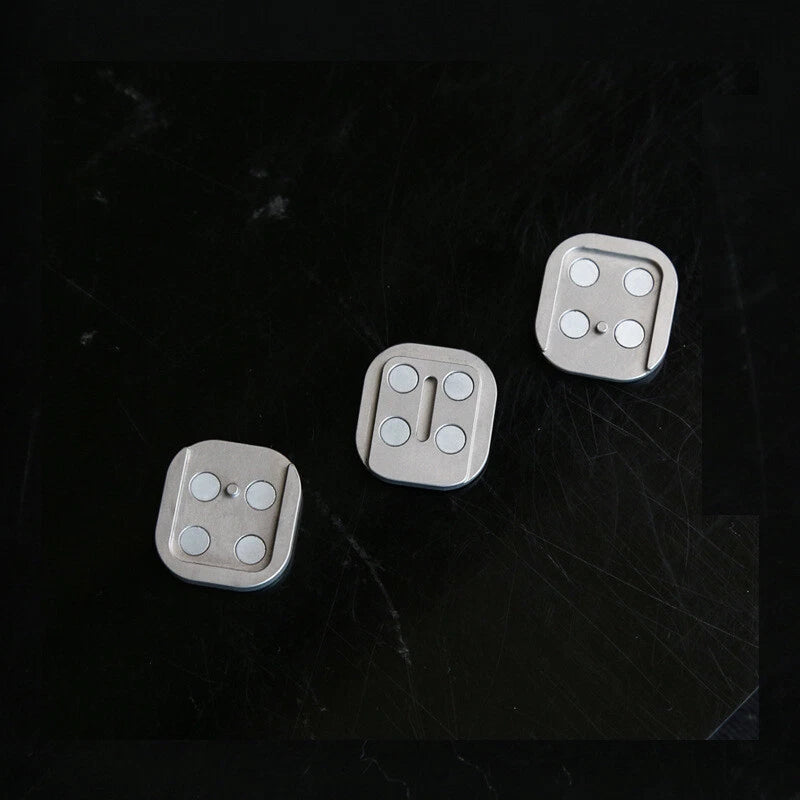Stainless Steel Mini Cube Fidget Slider EDC Three-layer Fidget Toy Stress Relief 07FC0E-D4 - KOEEK
