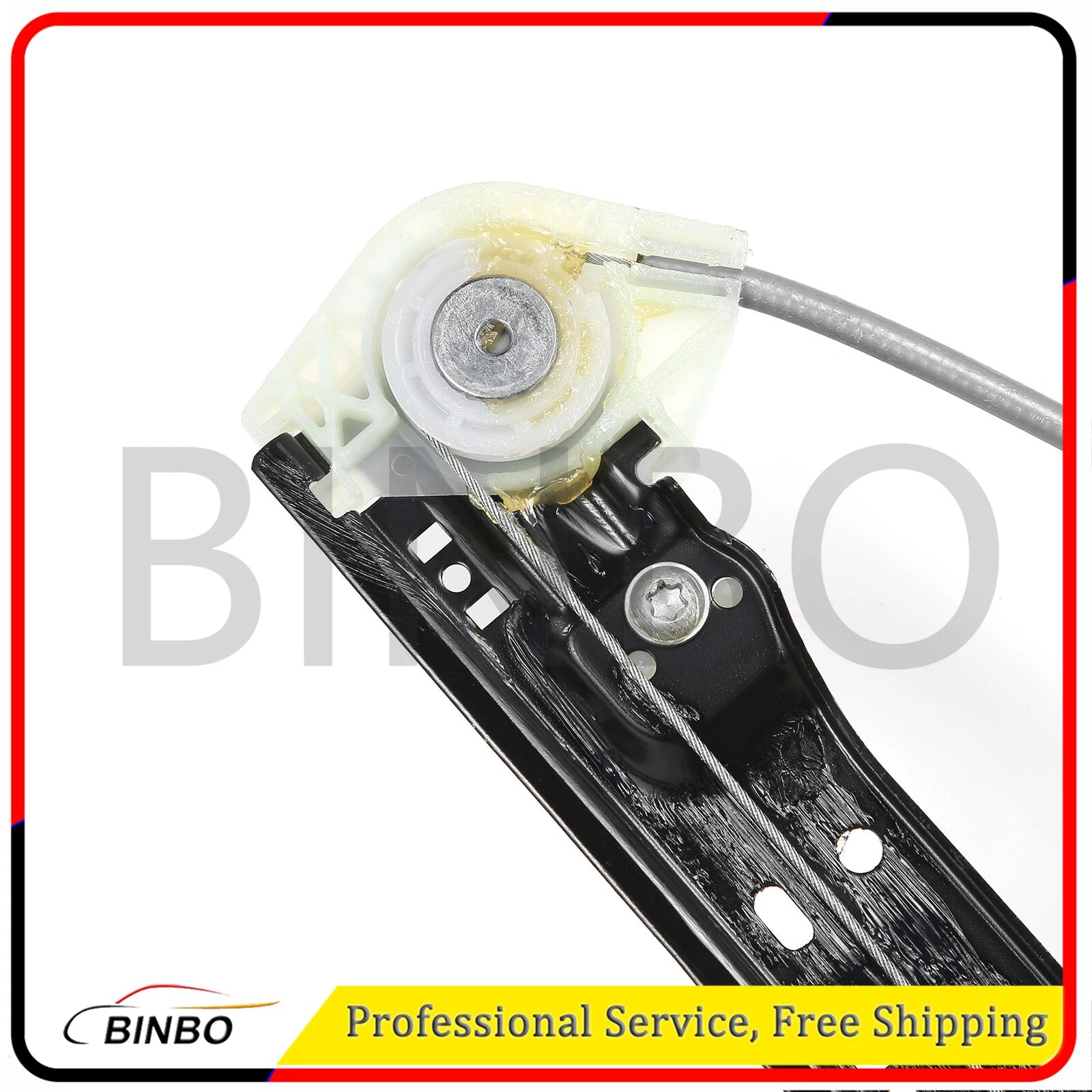Fits Land Rover Range 2014 - 2019 w/ Motor Rear Left Power Window Regulator 07FC0E-D4 - KOEEK