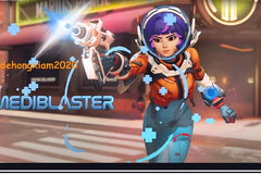 OVERWATCH2 Juno Jumpsuit Suit Halloween Cosplay Bodysuit Tights Women's Jacket 07FC0E-D4 - KOEEK