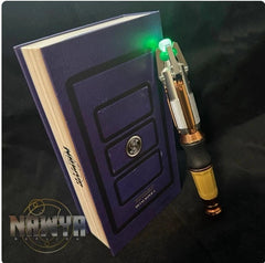 NAWYA Replica Doctor Who 9th/10th/11th/12th Metal Sonic Screwdriver LED & Sounds 07FC0E-D4 - KOEEK
