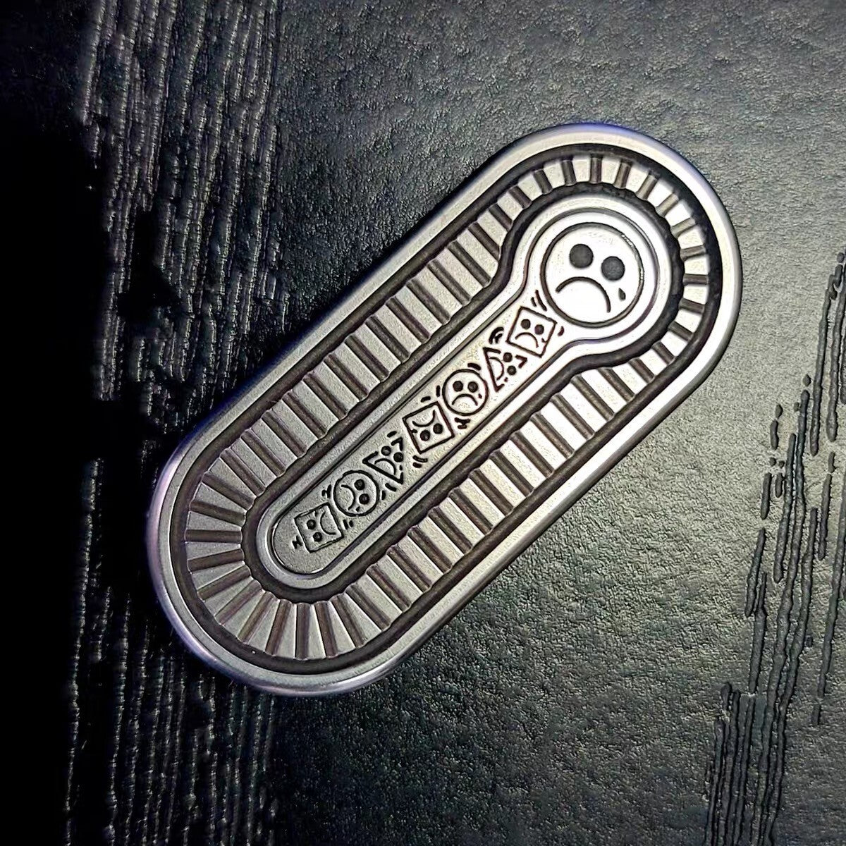 Push Slider EDC DZ TOPF Fidget Toy Metal Fidget Portable Decompression Gift 07FC0E-D4 - KOEEK