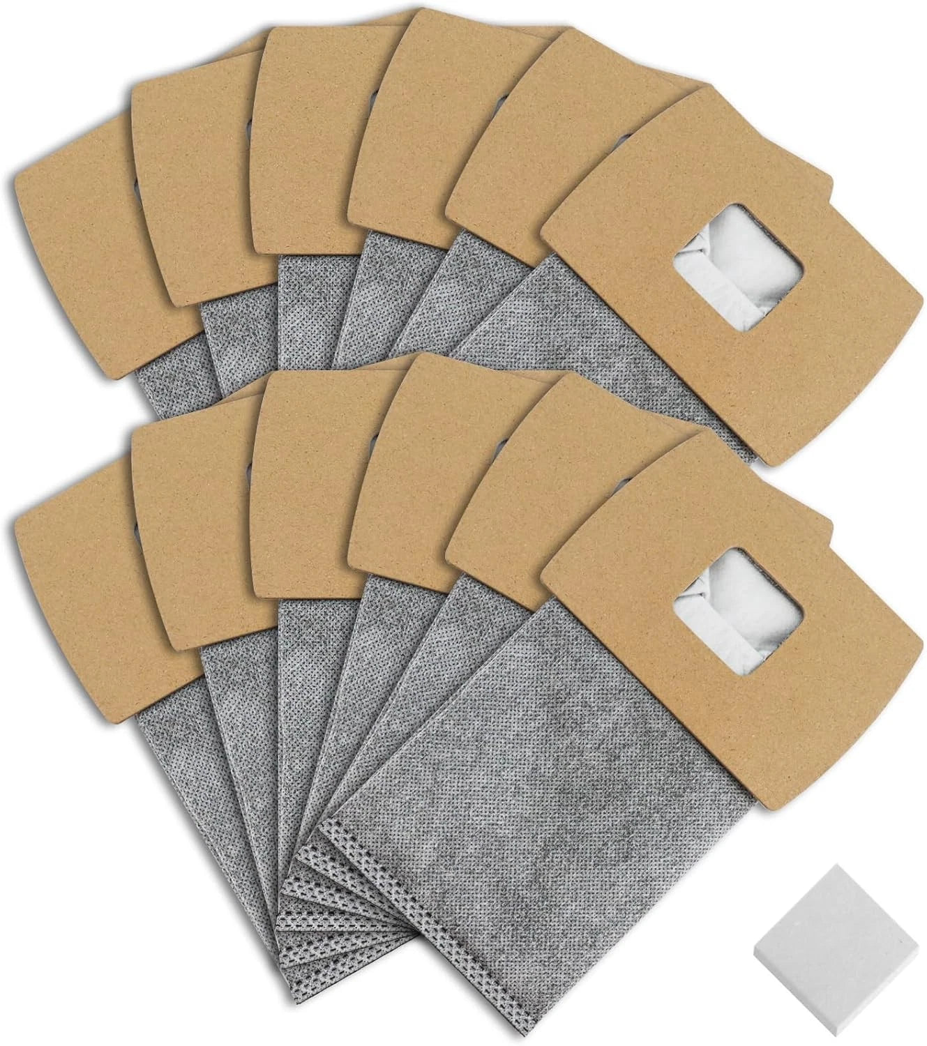 12-piece vacuum cleaner dust bag set, replacement part number 07FC0E-D4 - KOEEK