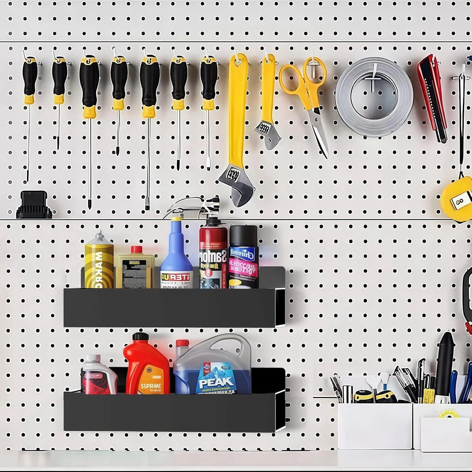 Magnetic Spice Rack Organizer for Fridge Seasoning Organizer for Kitchen storage 07FC0E-D4 - KOEEK
