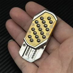 EDC Fun Bubble Press Fidget Slider Mechanical Stainless Steel Push Haptic Slider 07FC0E-D4 - KOEEK