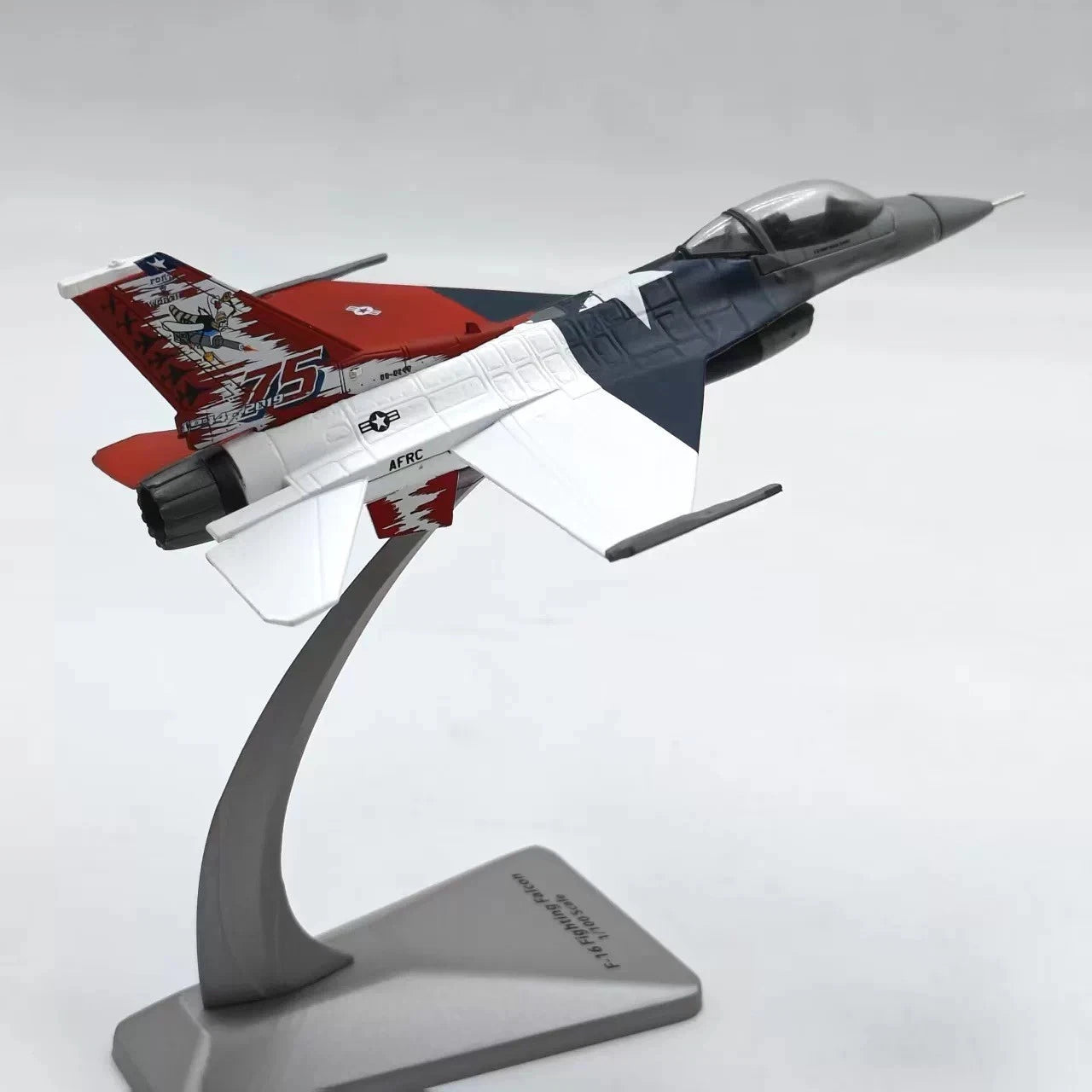 1:100 USAF F-16 Falcon Fighter Jet Model Diecast Plastic Military Aircraft 07FC0E-D4 - KOEEK