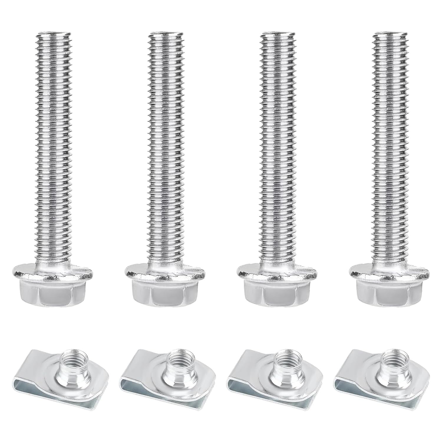 new Fuel Tank Strap Bolts, 304 Stainless Steel One Size, Silver 07FC0E-D4 - KOEEK
