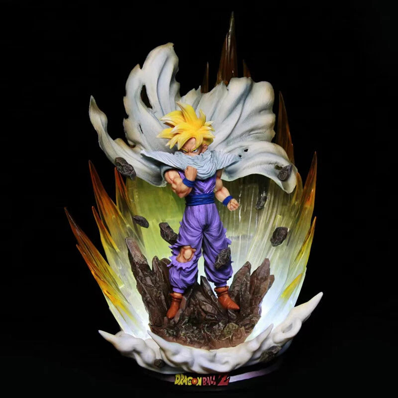 Anime Collectible Z Son Gohan Cape Ver. vs Cell Statue PVC Figure Light up 41CM 07FC0E-D4 - KOEEK