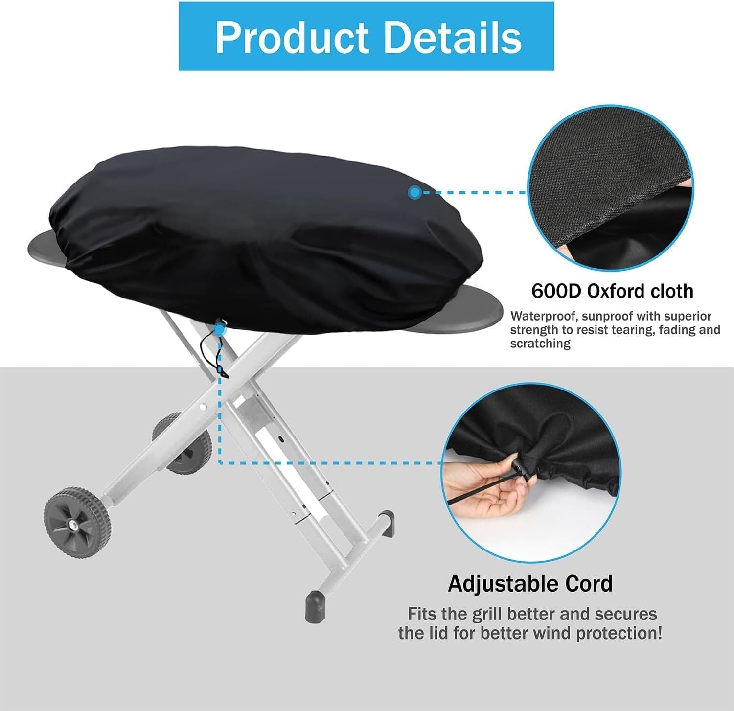 new Heavy Duty Portable Grill Cover for Coleman Roadtrip 285/LX/LXX/LXE and... 07FC0E-D4 - KOEEK
