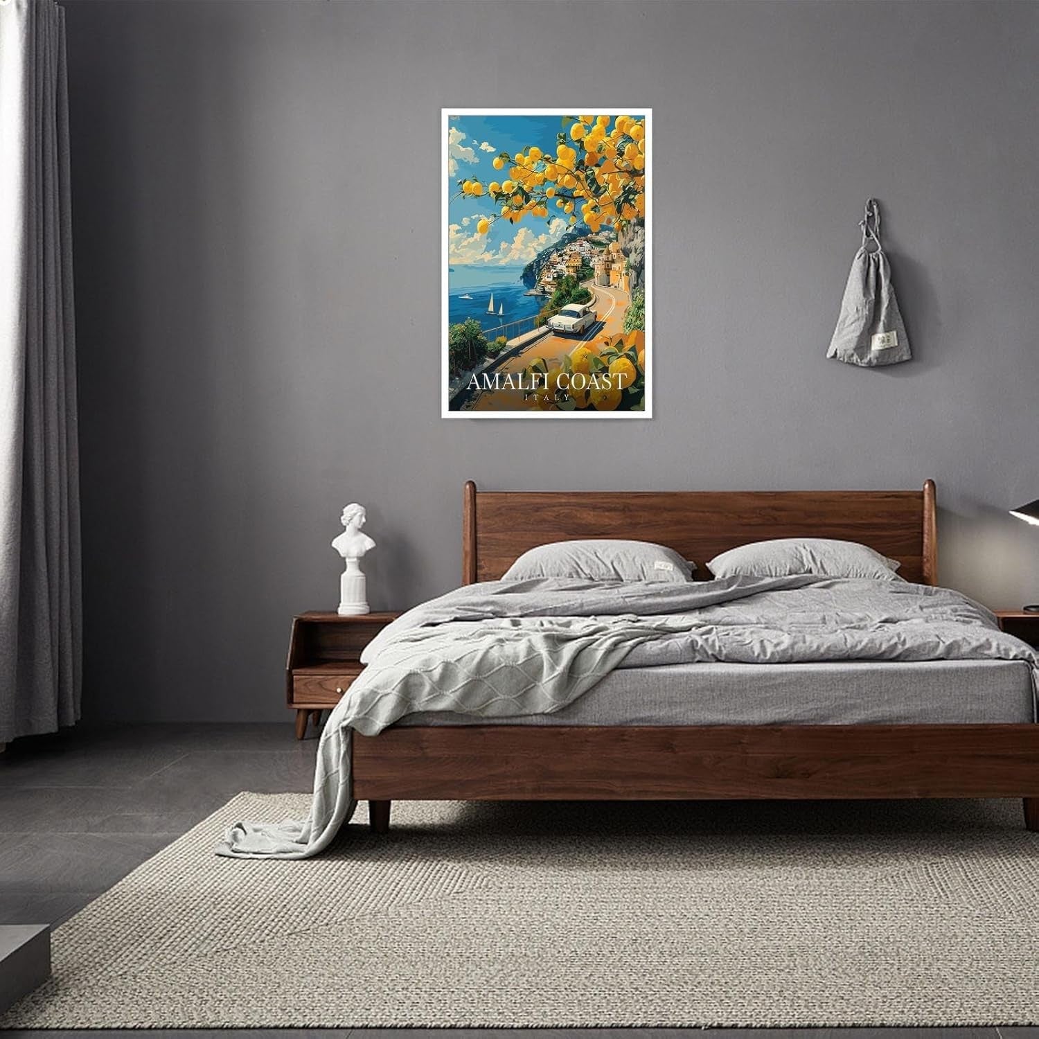 new Viokalt Vintage Amalfi Coast Scenery Wall Art 8x12 in Unframed, Multi 10 07FC0E-D4 - KOEEK