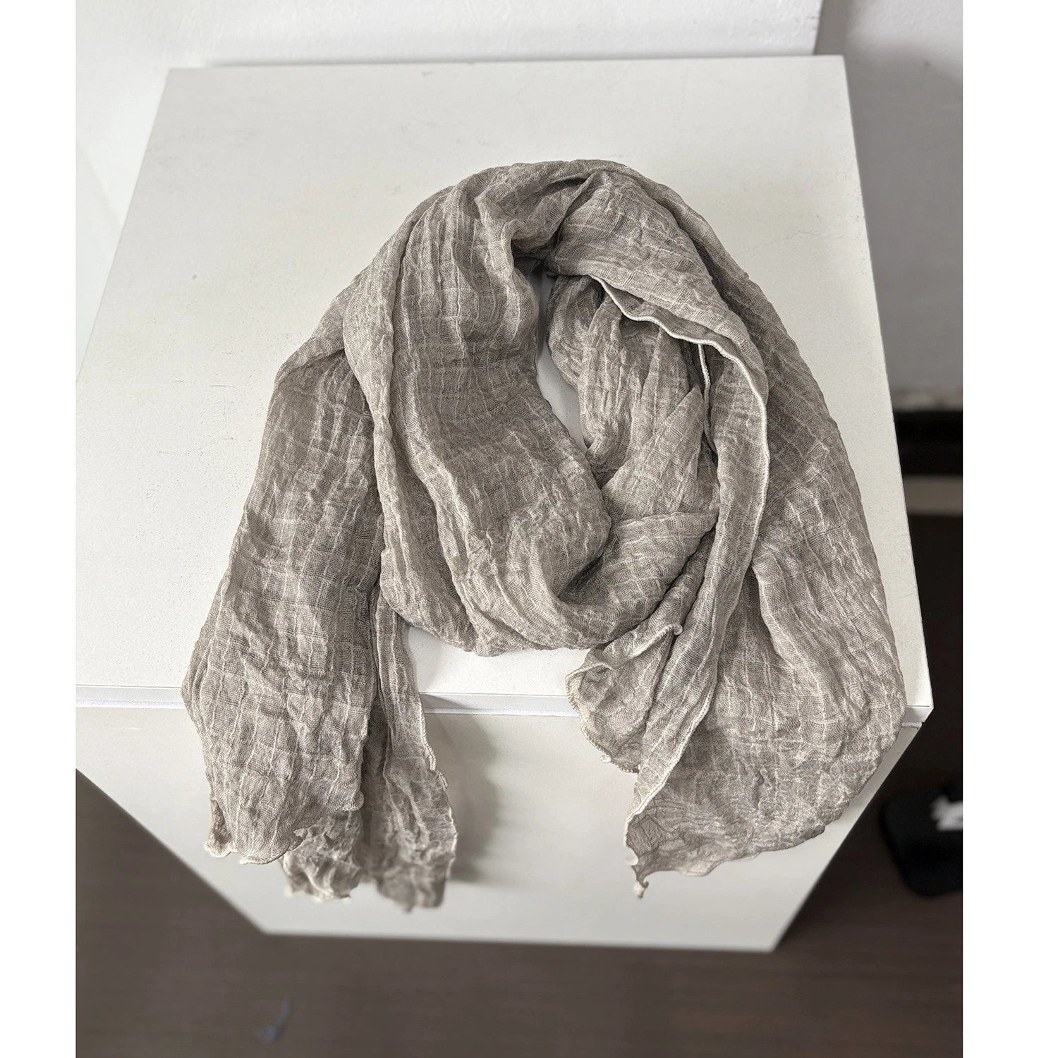 Unisex Plain Color Neutral Plain Color Preppy Thin Scarf  Soft Shawl Bandana 07FC0E-D4 - KOEEK