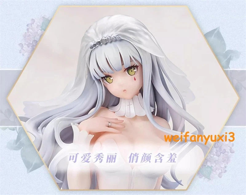 1/7 Scale  Girls Frontline HK416 27cm Wedding Dress Ver Figure Model Toy GIRLS_FRONTLINE - KOEEK